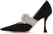 (Women) Jimmy Choo Suede High Heels 'Black' 212528F122028