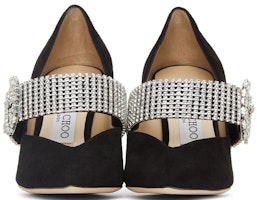 (W) Jimmy Choo High Heels Suede ''Hitam'' 212528F122028 Order (W) Jimmy Choo High Heels Suede ''Hitam'' 212528F122028