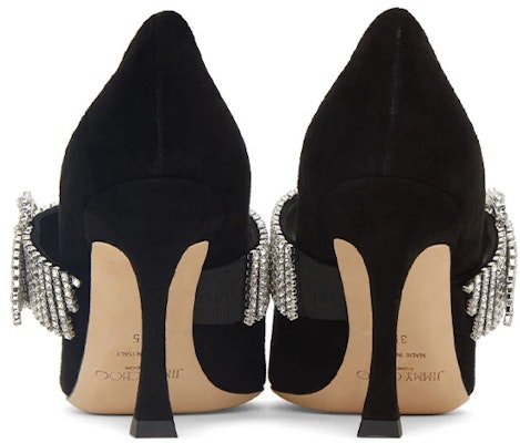 (Women) Jimmy Choo Suede High Heels 'Black' 212528F122028 Lookbook (Women) Jimmy Choo Suede High Heels 'Black' 212528F122028