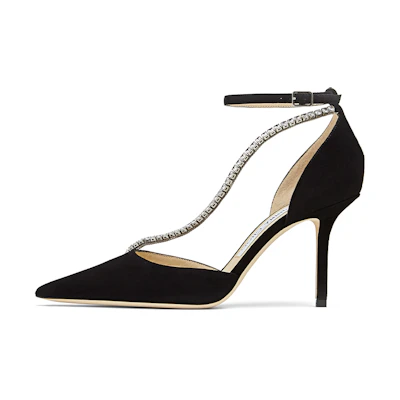 (W) Jimmy Choo Talika 85 'Black'