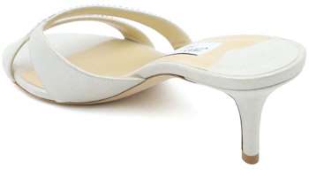 (W) 지미 추 테이션 미들 힐 샌들 '쉬머 화이트' TATIONCHAMPAGNE Shop (W) 지미 추 테이션 미들 힐 샌들 '쉬머 화이트' TATIONCHAMPAGNE