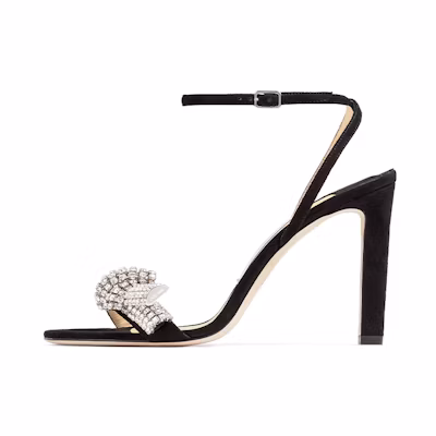 (W) Jimmy Choo Thyra 100 High Heels Sandals 'Black'