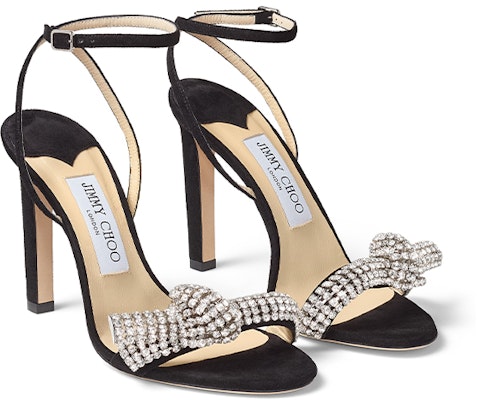 (Women) Jimmy Choo Thyra 100 High Heels Sandals 'Black' THYRA100YCK000757 Order (Women) Jimmy Choo Thyra 100 High Heels Sandals 'Black' THYRA100YCK000757