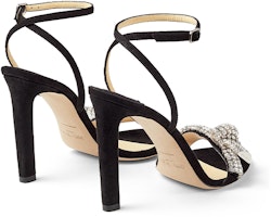 (W) Jimmy Choo Thyra 100 Sandal Tumit Tinggi ''Hitam''. THYRA100YCK000757 Lookbook (W) Jimmy Choo Thyra 100 Sandal Tumit Tinggi ''Hitam''. THYRA100YCK000757