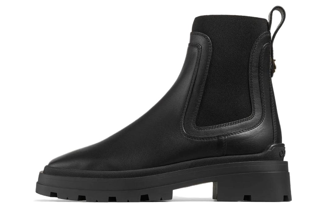 (Women) Jimmy Choo Veronique Chelsea Boot 'Black Leather' VERONIQUE45SQM