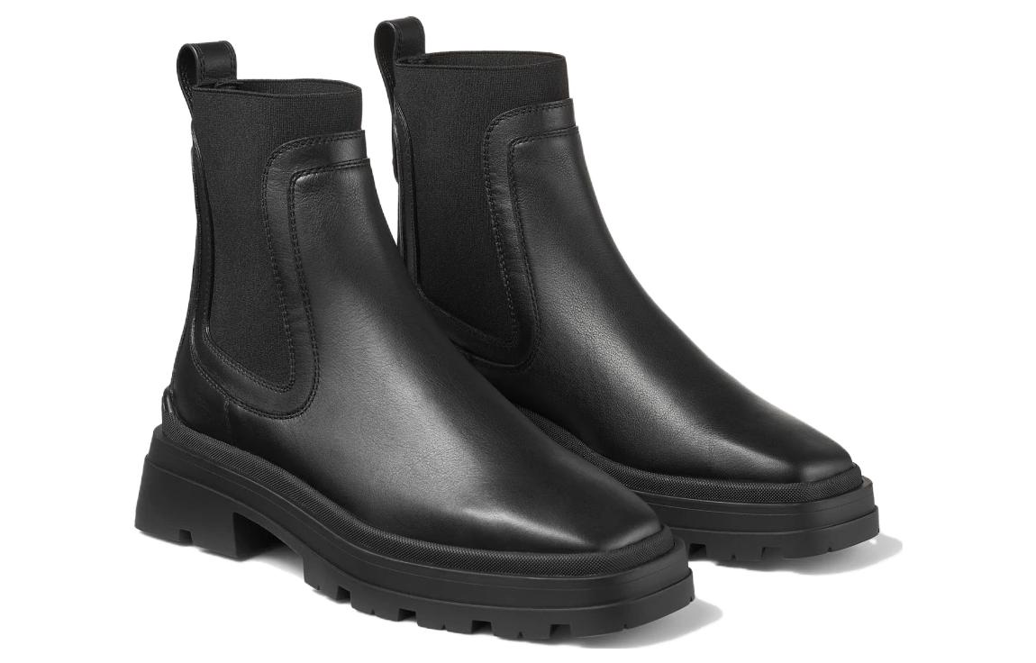 Lookbook (W) Jimmy Choo Veronique 切尔西靴子 ''黑色皮革'' VERONIQUE45SQM