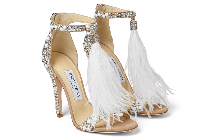 Order (W) Jimmy Choo Viola 110 高跟涼鞋 '裸色麂皮' VIOLA110SXF