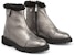 (Women) Jimmy Choo Voyager II Snow Boots 'Silver Black Grainy Leather' VOYAGERIIFCYG