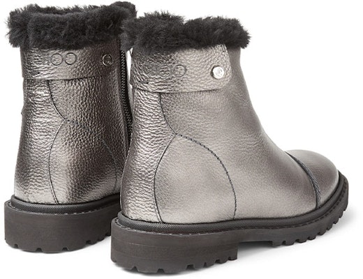 (Women) Jimmy Choo Voyager II Snow Boots 'Silver Black Grainy Leather' VOYAGERIIFCYG Shop (Women) Jimmy Choo Voyager II Snow Boots 'Silver Black Grainy Leather' VOYAGERIIFCYG