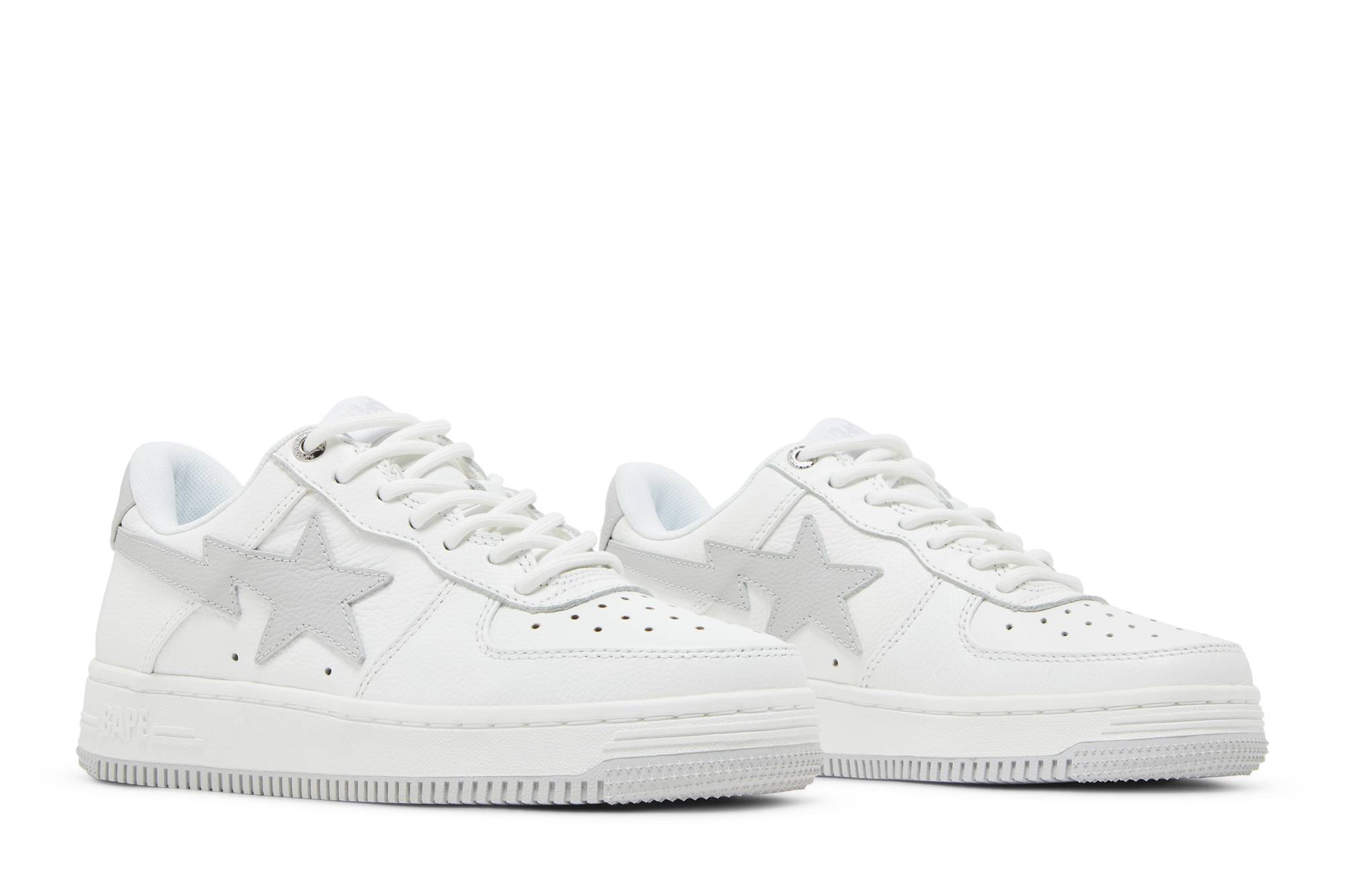 Cheap JJJJound x A BATHING APE STA 休閒 時尚板鞋 女款 白灰