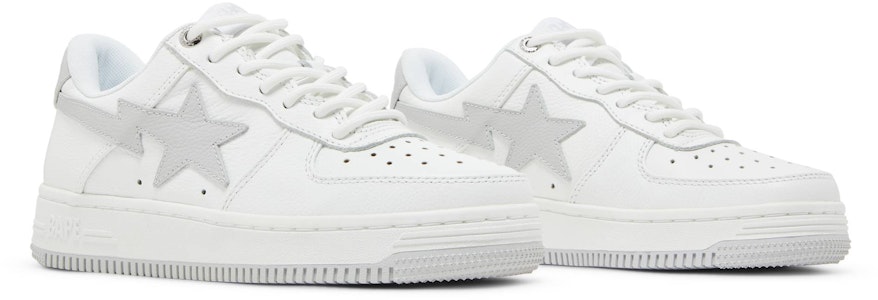 JJJJound x A BATHING APE STA 休閒 時尚板鞋 女款 白灰 Cheap JJJJound x A BATHING APE STA 休閒 時尚板鞋 女款 白灰