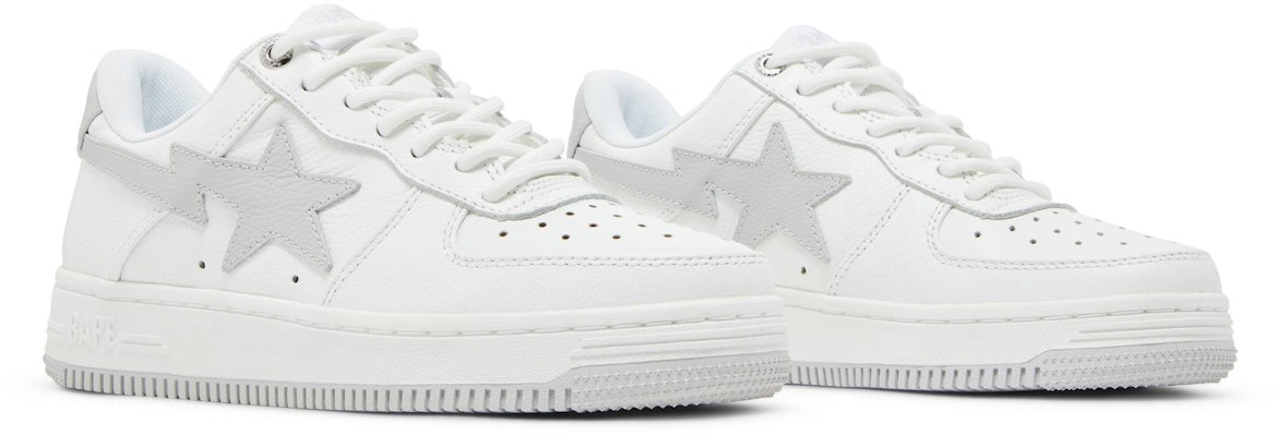 JJJJound x A BATHING APE STA 休閒 時尚板鞋 女款 白灰 Cheap JJJJound x A BATHING APE STA 休閒 時尚板鞋 女款 白灰