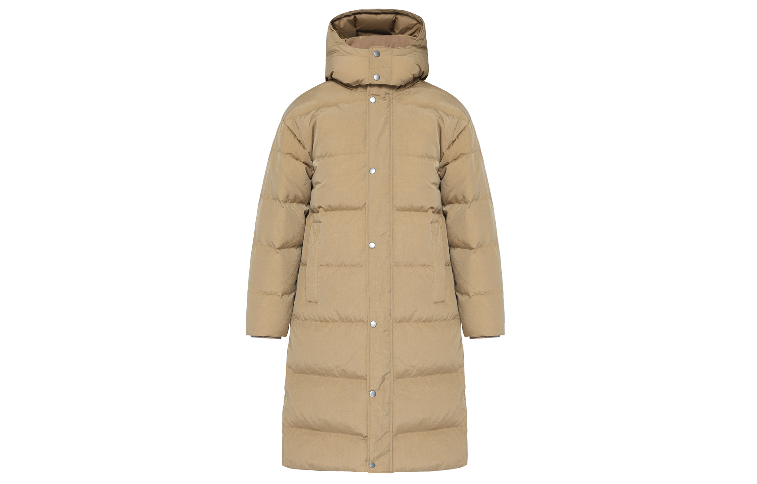 (Women) Jordan  Logo Zipped Long Sleeve Puffer Jacket Dark Driftwood Brown. DQ9752-258