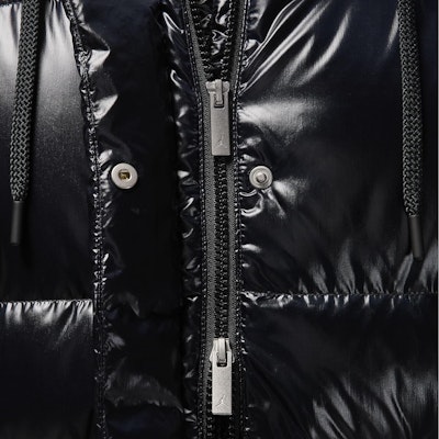 (Women) Jordan Waterproof Down Parka Jacket Black Casual Versatile Style FV7144-010 Details for (Women) Jordan Waterproof Down Parka Jacket Black Casual Versatile Style FV7144-010