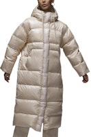 (Women) Jordan Windproof Waterproof Hooded Down Jacket Light Brown Colorway FV7144-203 (Women) Jordan Windproof Waterproof Hooded Down Jacket Light Brown Colorway FV7144-203