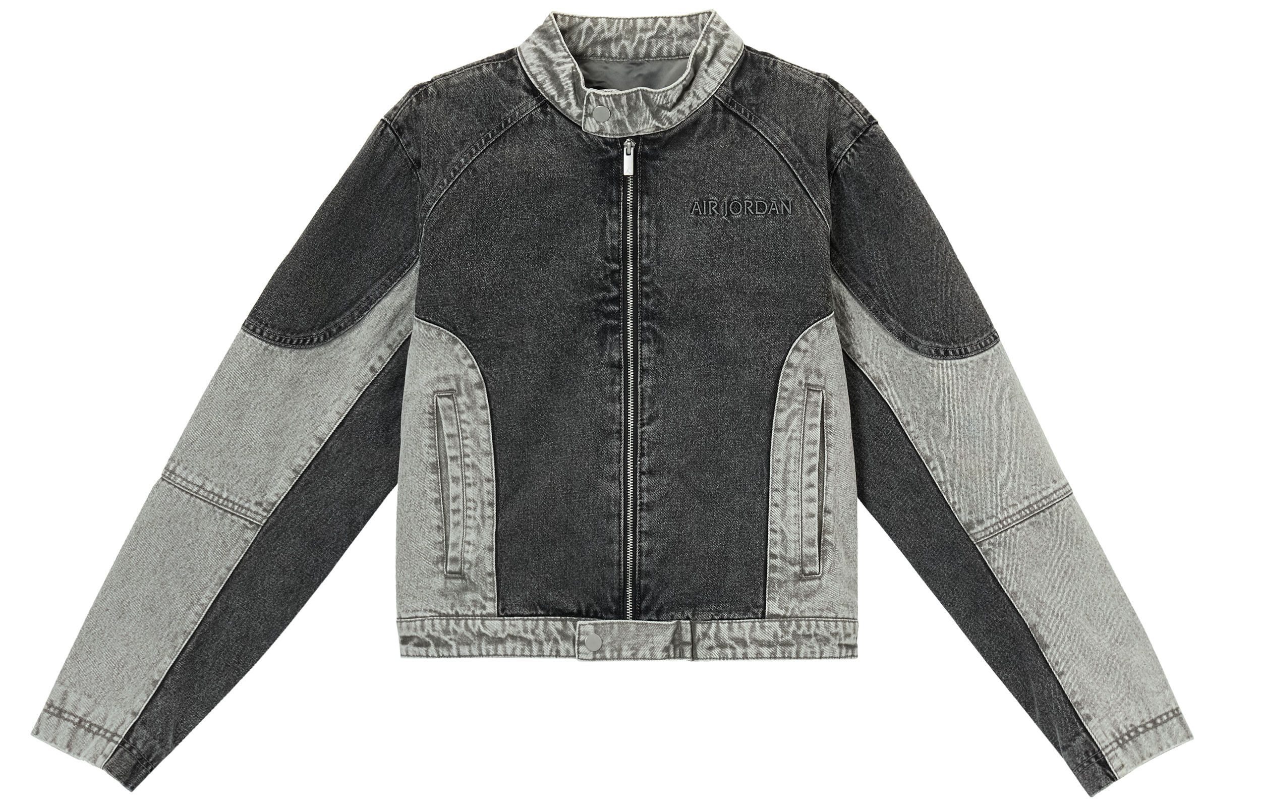 (Women) Jordan Air Soft Stylish Jacket Black/Teal Grey/Iron Grey HF9426-010