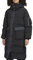 (Women) Jordan Black Down Puffer Hooded Coat Long Winter Jacket CV2484-010 (Women) Jordan Black Down Puffer Hooded Coat Long Winter Jacket CV2484-010