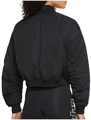 (W) ジョーダン ブラック ミニマリスト フルジップ ボンバージャケット CW6449-010 Lookbook (W) ジョーダン ブラック ミニマリスト フルジップ ボンバージャケット CW6449-010