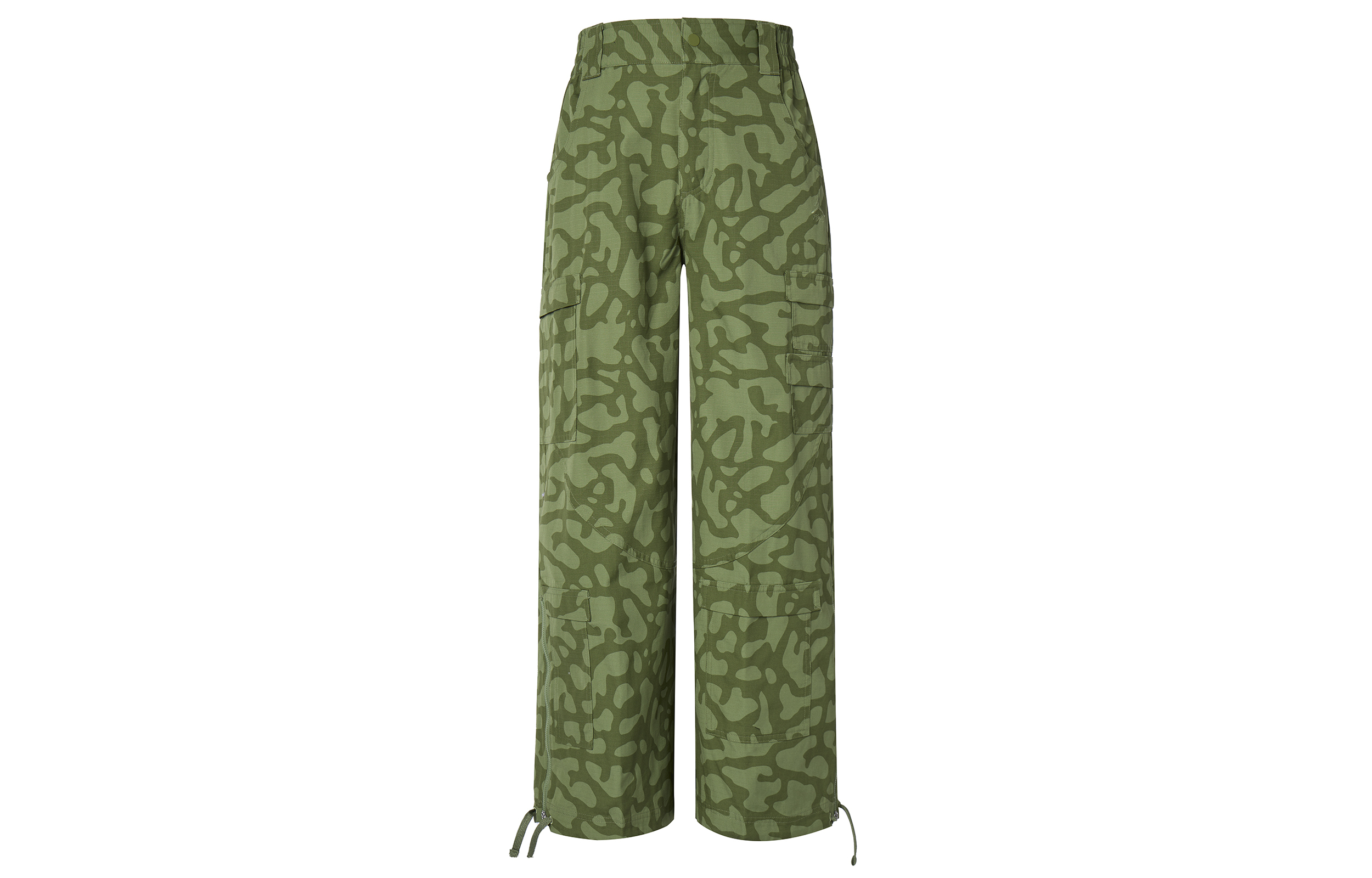 (Women) Jordan Chicago Adjustable Hem Joggers Light Olive Yellow FD7213-340
