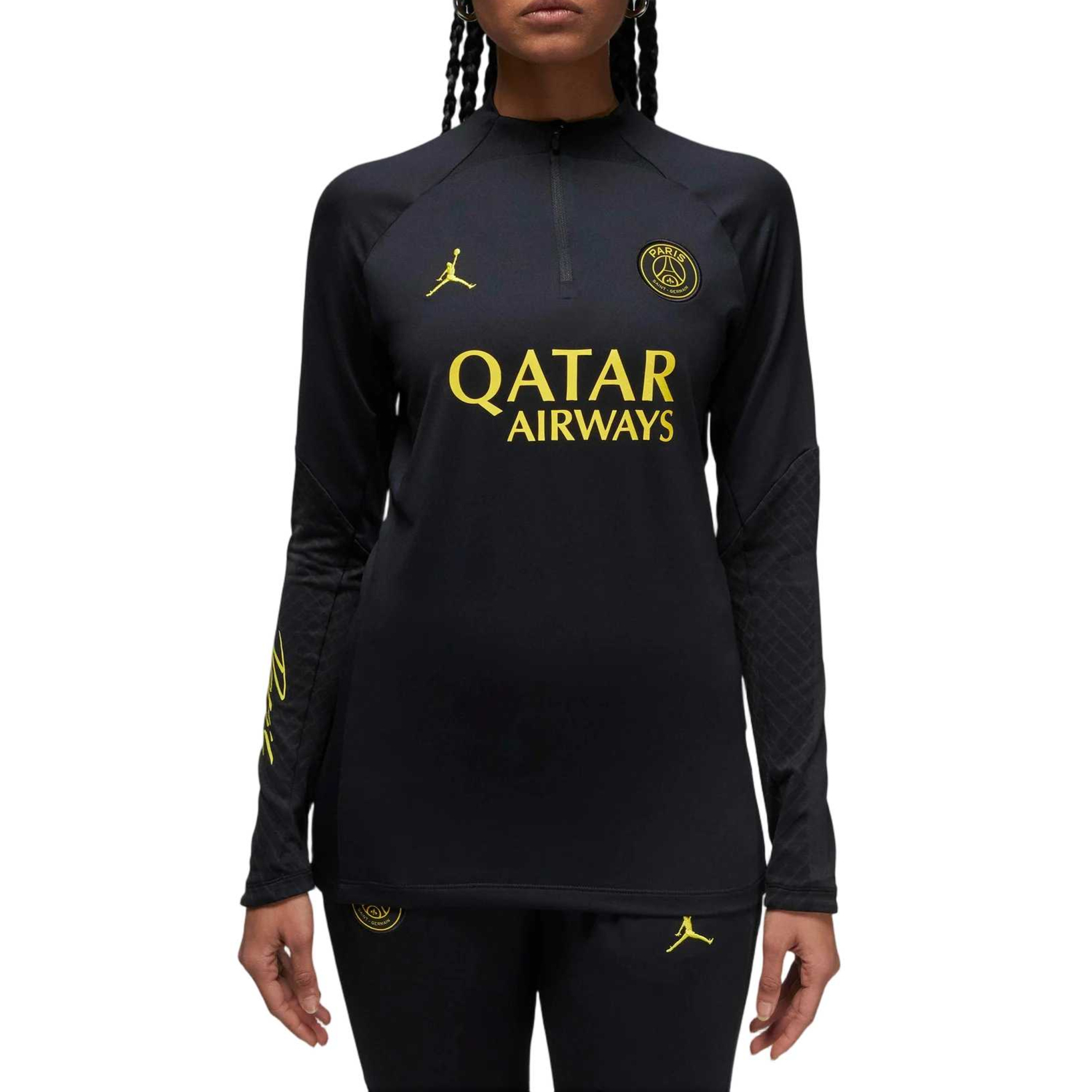 (Women) Jordan Dri-FIT PSG Long-Sleeve Pullover Sweat-Wicking Football Jersey DR4642-011