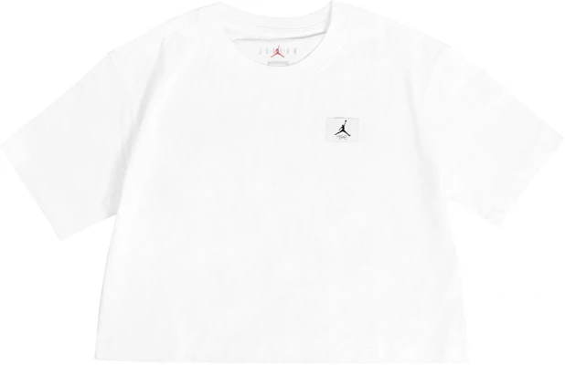 (Women) Jordan Essentials Boxy Logo Short Sleeve T-Shirt White Breathable Casual Tee DO5039-100 Buy (Women) Jordan Essentials Boxy Logo Short Sleeve T-Shirt White Breathable Casual Tee DO5039-100
