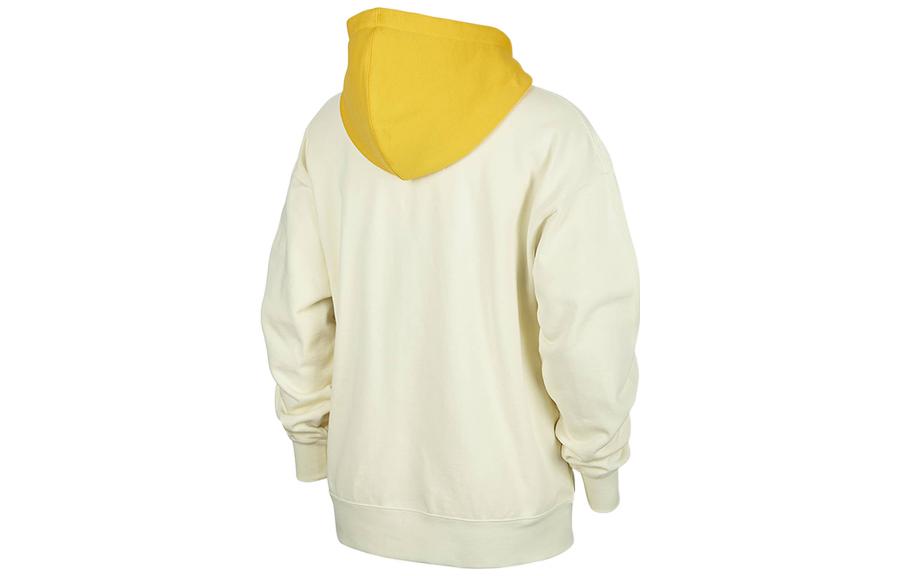 (Women) Jordan Flight Contrast Hoodie Pullover Fleece Sweatshirt Cream White FB7657-113 圖 3