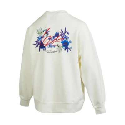 (Women) Jordan Flight Embroidered Sweatshirt Retro Floral Design Sail White FD4803-133