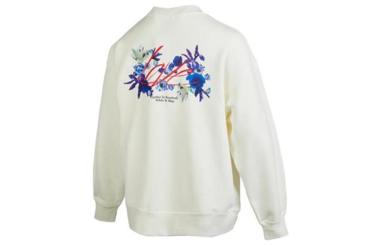 Order (W) Sudadera Jordan Flight Retro Floral Bordada Diseño Blanco Sail FD4803-133
