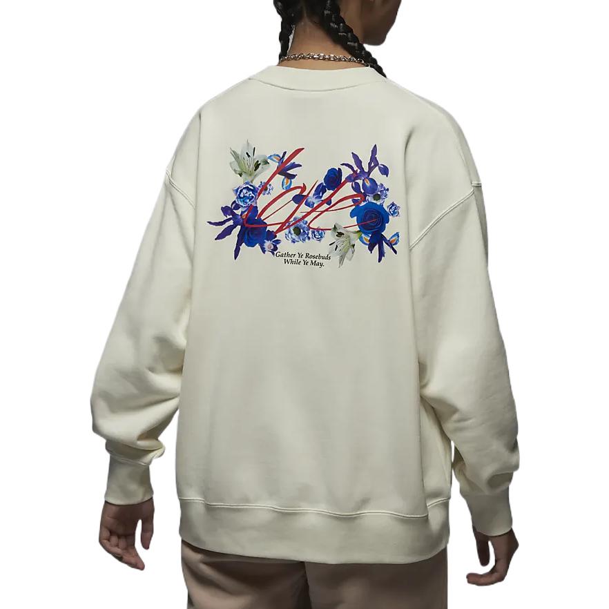 Details for (W) Sudadera Jordan Flight Retro Floral Bordada Diseño Blanco Sail FD4803-133