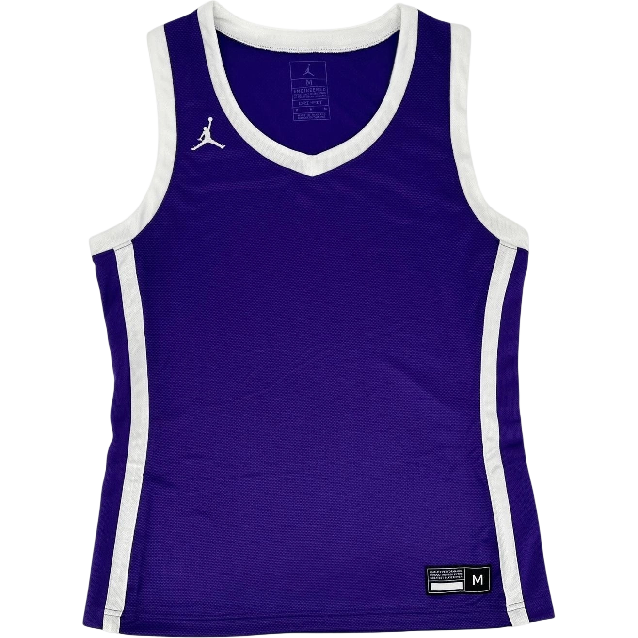 (Women) Jordan Jumpman Simple V-Neck Sleeveless Basketball Jersey Women AT0540-546