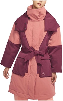 (W) Jordan Long Pink Parka Coat dengan Lengan Lepas Pasang & Ikat Pinggang DQ9805-689 Order (W) Jordan Long Pink Parka Coat dengan Lengan Lepas Pasang & Ikat Pinggang DQ9805-689