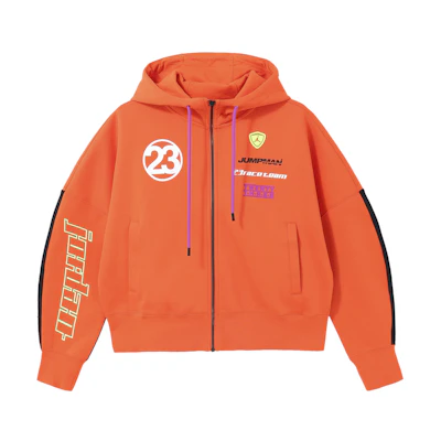 (Women) Jordan Moto Lightweight Knit Jacket Orange Casual Sportswear CU4156-891