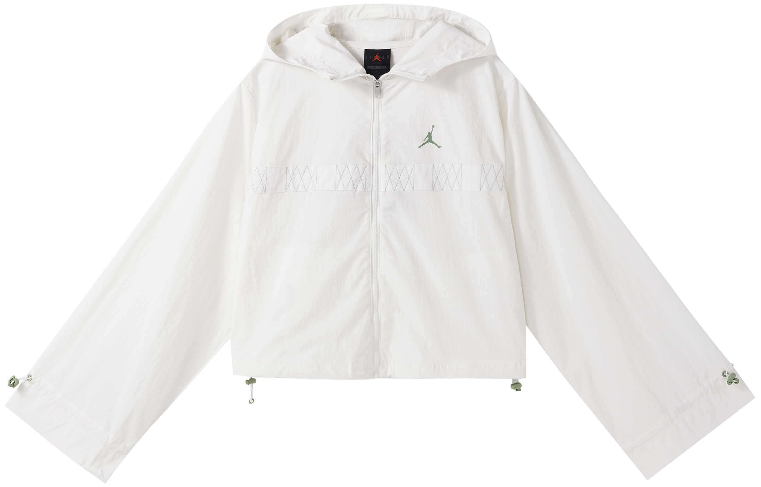 (Women) Jordan Phantom Grey Zip-Up Logo Lightweight Quick-Dry Jacket DX0457-030