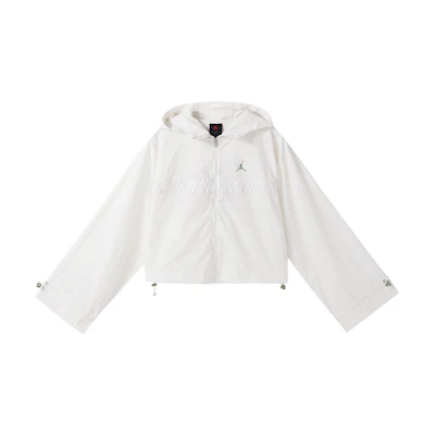 (Women) Jordan Phantom Grey Zip-Up Logo Lightweight Quick-Dry Jacket DX0457-030