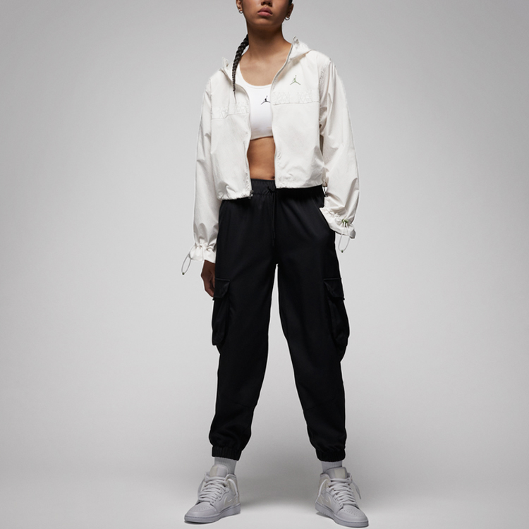 Shop (W) 乔丹幽灵灰色拉链徽标轻便快干夹克 DX0457-030