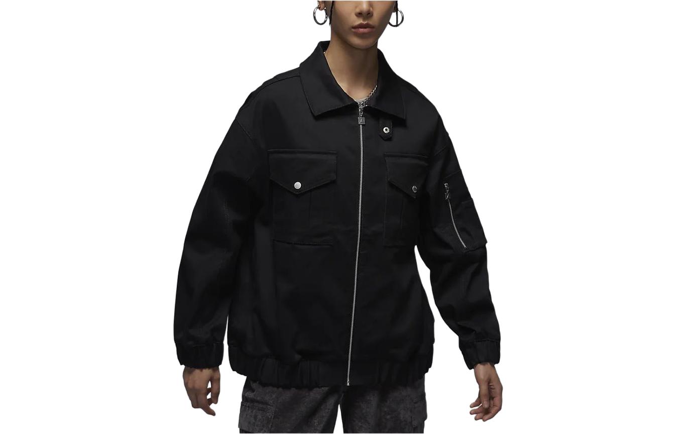 (Women) Jordan Renegade Black Outdoor Utility Jacket with Zipper and Multiple Pockets FN5675-010 圖 2
