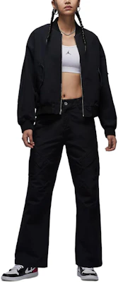 (W) Jordan Renegade Jaket Bomber Zip-Up Outdoor Hitam FV7147-010 Shop (W) Jordan Renegade Jaket Bomber Zip-Up Outdoor Hitam FV7147-010