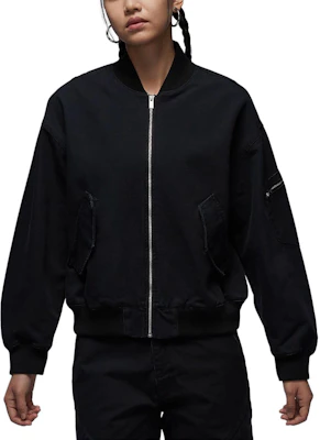 (W) Jordan Renegade Jaket Bomber Zip-Up Outdoor Hitam FV7147-010 Purchase (W) Jordan Renegade Jaket Bomber Zip-Up Outdoor Hitam FV7147-010
