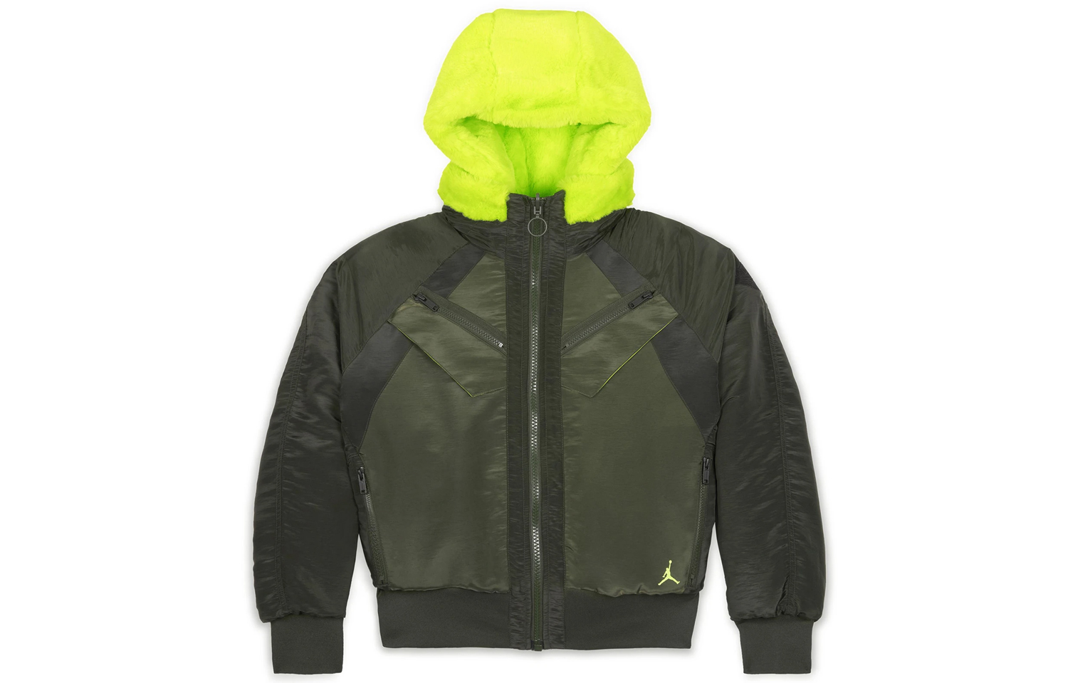 (Women) Jordan Reversible Bomber Jacket Green Asia Edition CQ6658-325