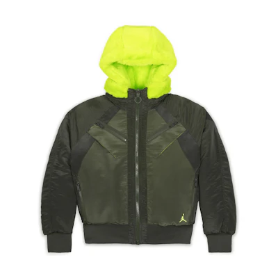(Women) Jordan Reversible Bomber Jacket Green Asia Edition CQ6658-325