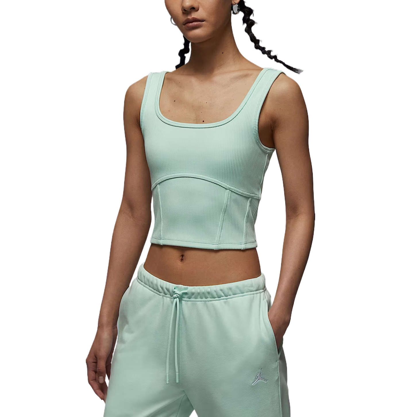 (Women) Jordan Slim Fit Tank Top Blue-Green - Stylish, Simple, and Comfortable HJ0026-357