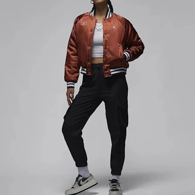 (Women) Jordan Solid Color Button-Up Casual Jacket Womens Grey/Pink FB5154-209 Shop (Women) Jordan Solid Color Button-Up Casual Jacket Womens Grey/Pink FB5154-209