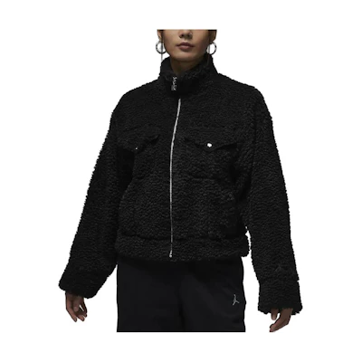 (Women) Jordan Solid Color Multi-Pocket Jacket Black FD7169-010