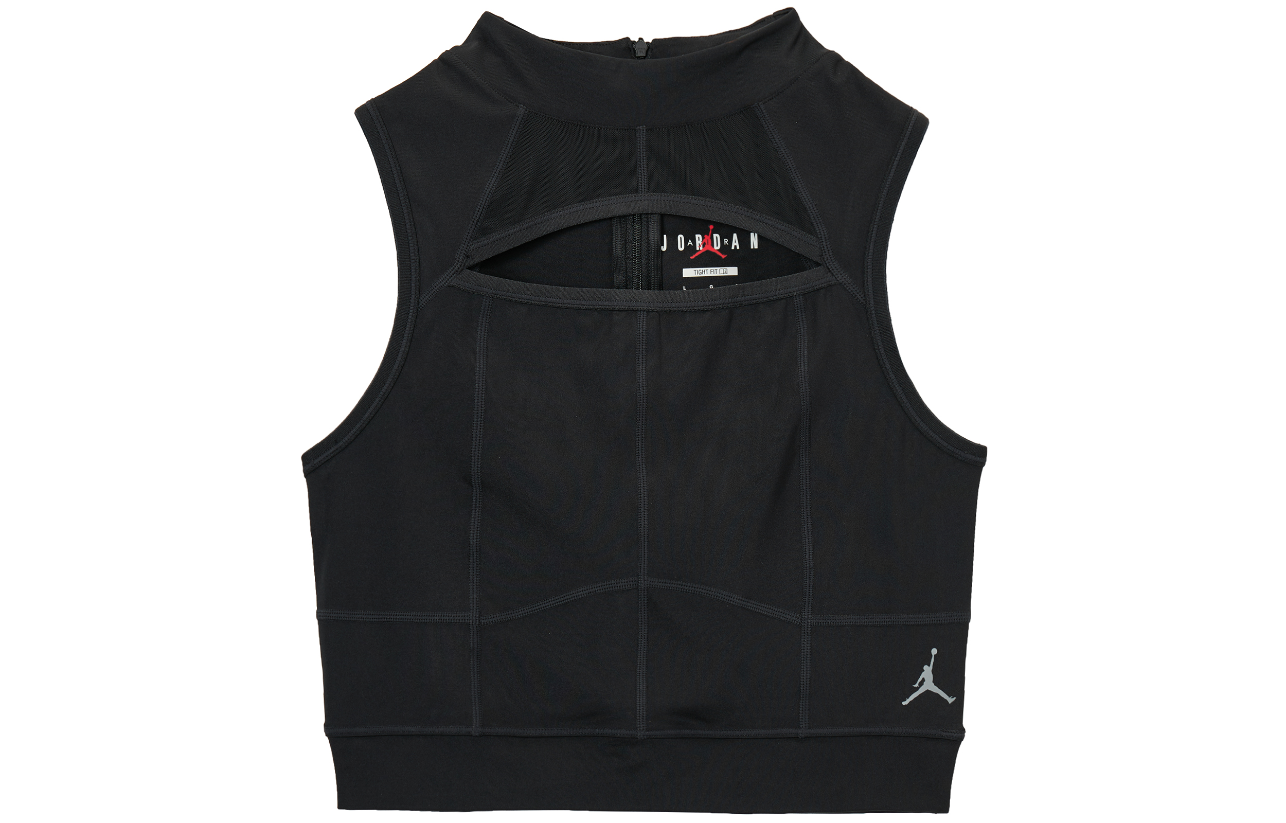 (Women) Jordan Solid Color Quick-Dry Sports Crop Tank Top DZ3235-010