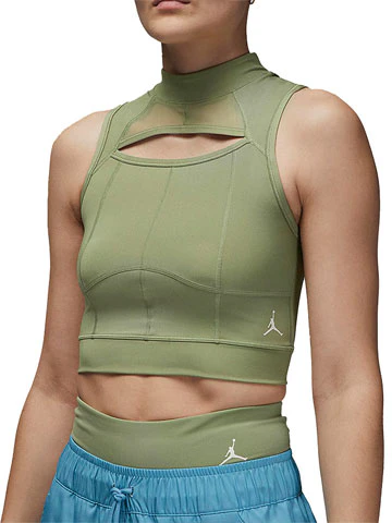 women-jordan-solid-color-quick-dry-sports-tank-top-green-dz-3235-386