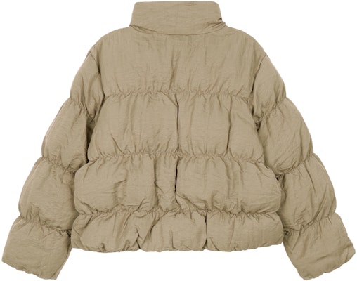 (W) 乔丹纯色标志长袖卡其色绗缝羽绒夹克 FB5150-277 Lookbook (W) 乔丹纯色标志长袖卡其色绗缝羽绒夹克 FB5150-277