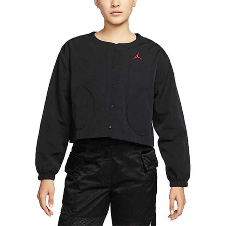 (Women) Jordan SS22 Sports Training Casual Jacket Black DN4417-010