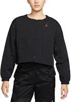 (Women) Jordan SS22 Sports Training Casual Jacket Black DN4417-010 (Women) Jordan SS22 Sports Training Casual Jacket Black DN4417-010