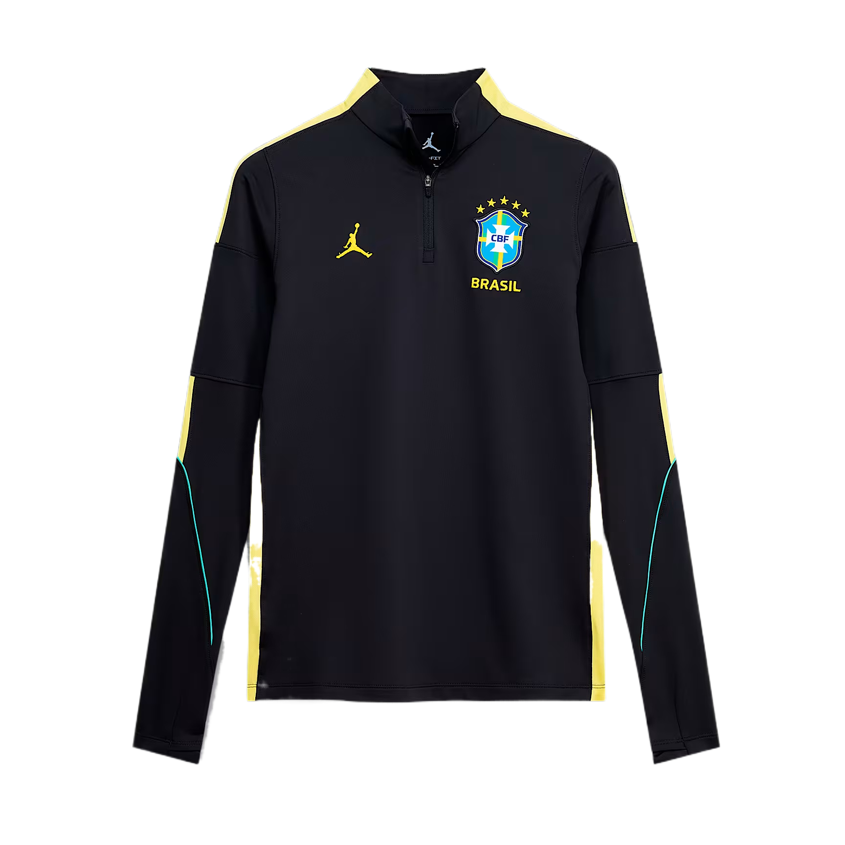 (Women) Jordan Strike Dri-FIT Long Sleeve Brazil National Team Jersey IQ3299-010