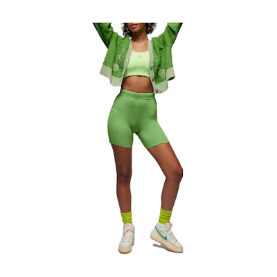 (Women) Jordan Union Bephies Beauty SS23 Green Embroidered Knit Cardigan Women. FD4250-377